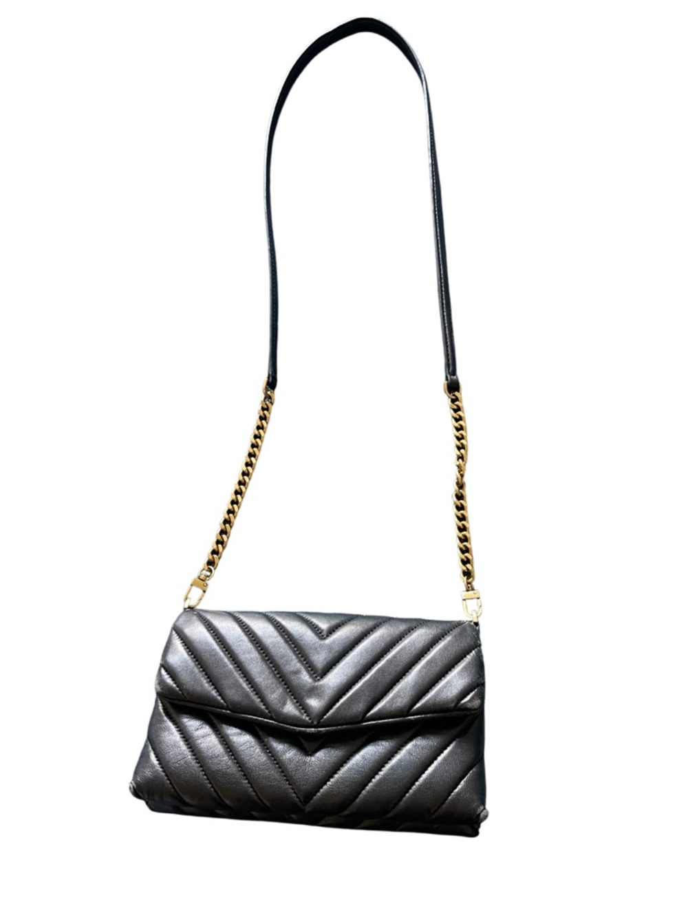 Italian Leather Black Crossbody Wallet Purse